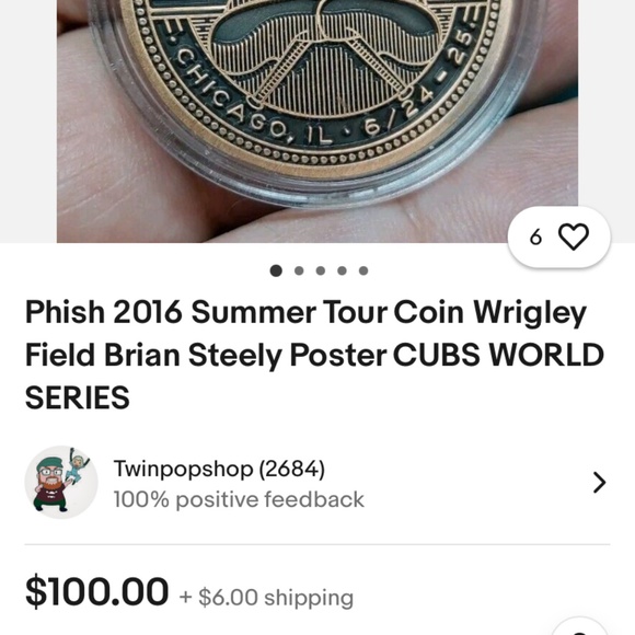 Phish Wrigley Field 2016 Coin ~ Chicago  ⭕️ - Picture 5 of 8